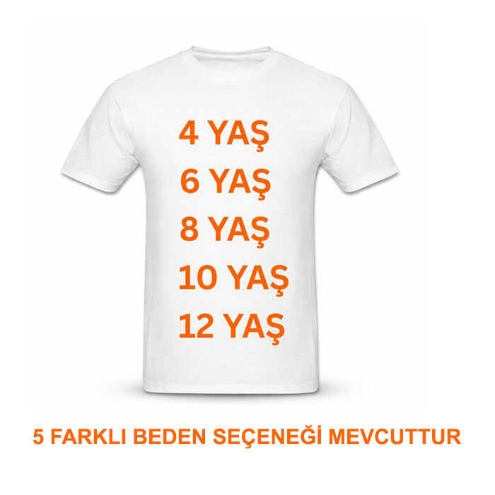 Çocuk İçin Süblimasyon Pamuk Polyester Tişört