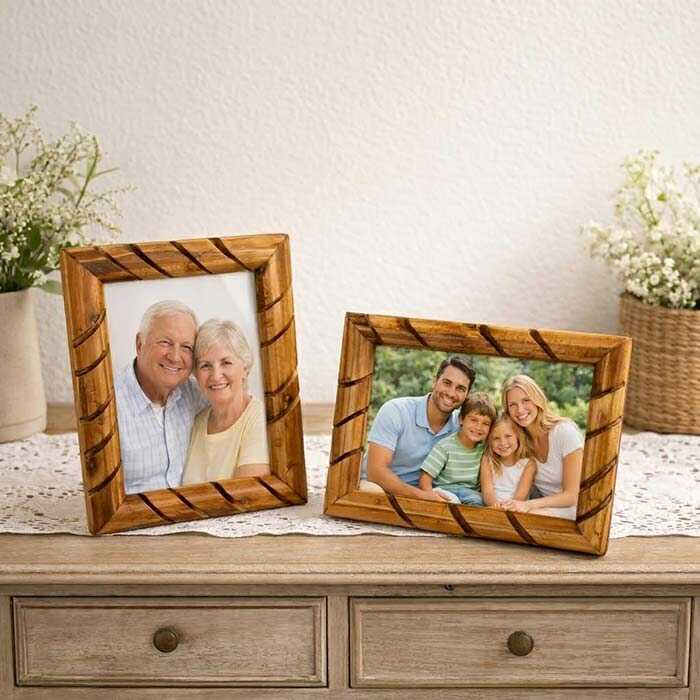 Ahşap Bambu Fotoğraf Çerçevesi 13x18