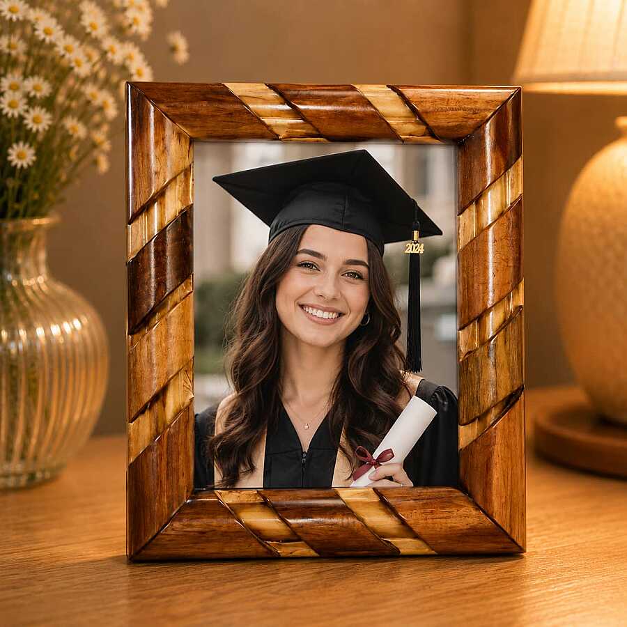 Ahşap Bambu Fotoğraf Çerçevesi 13x18