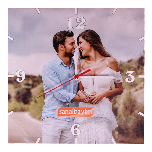 Sublimasyon-Duvar-Saati-Kare-27cm-Eko-Ahsap